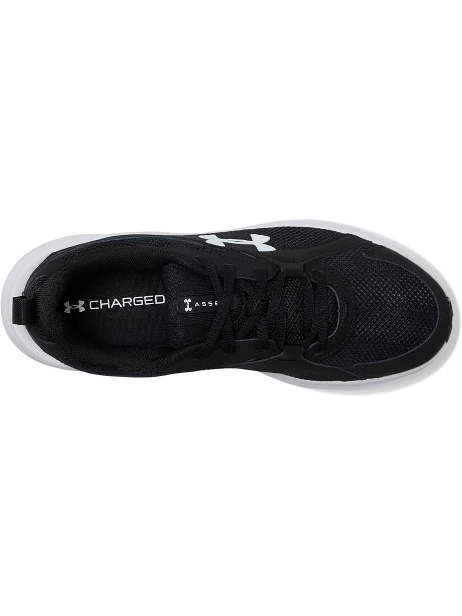 Женские кроссовки Under Armour Charged Assert 11 — изображение 2 из 7, черный/черный/белый