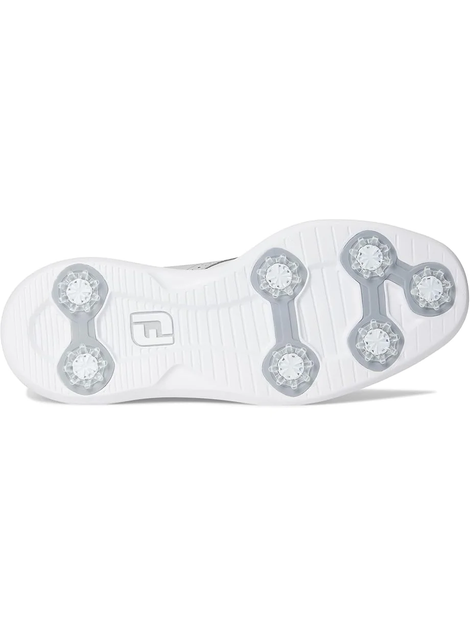 Мужские кроссовки для гольфа FootJoy Traditions предыдущего сезона — изображение 3 из 7, белый/серый/белый