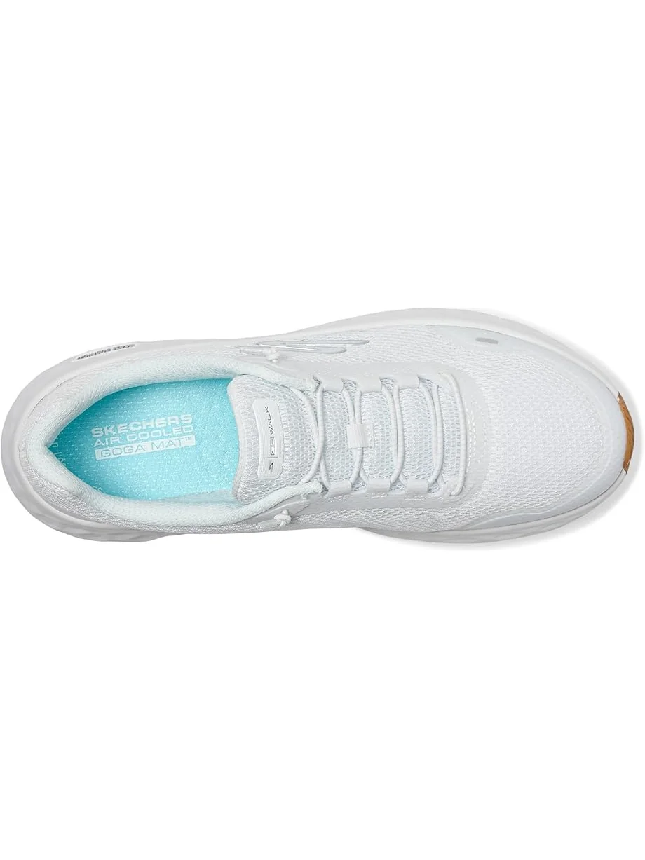 Женские кроссовки SKECHERS Performance Go Walk Max Cushioning Flex — изображение 2 из 7, белый/серебристый