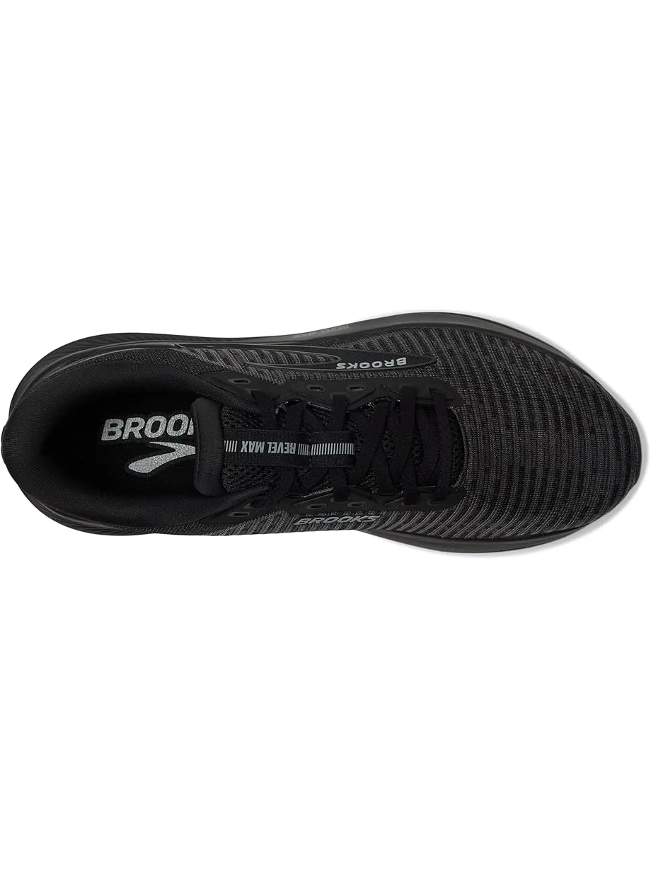Мужские кроссовки Brooks Revel Max — изображение 2 из 7, черный/черный