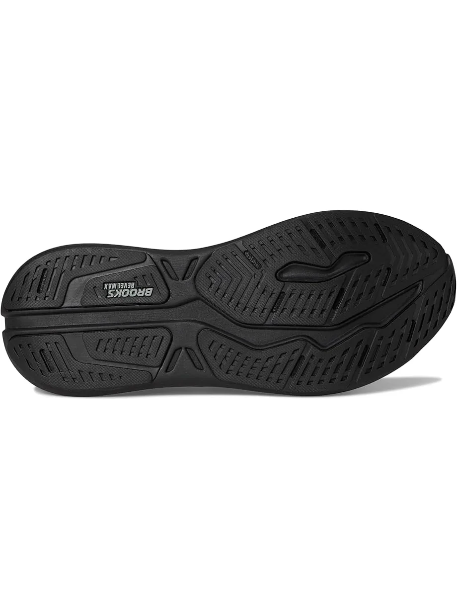 Мужские кроссовки Brooks Revel Max — изображение 3 из 7, черный/черный