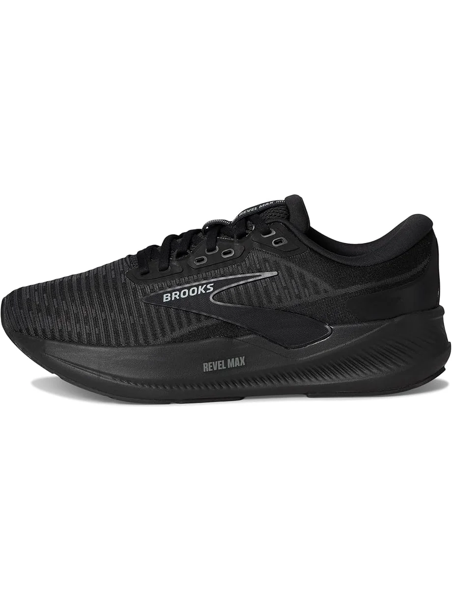 Мужские кроссовки Brooks Revel Max — изображение 4 из 7, черный/черный