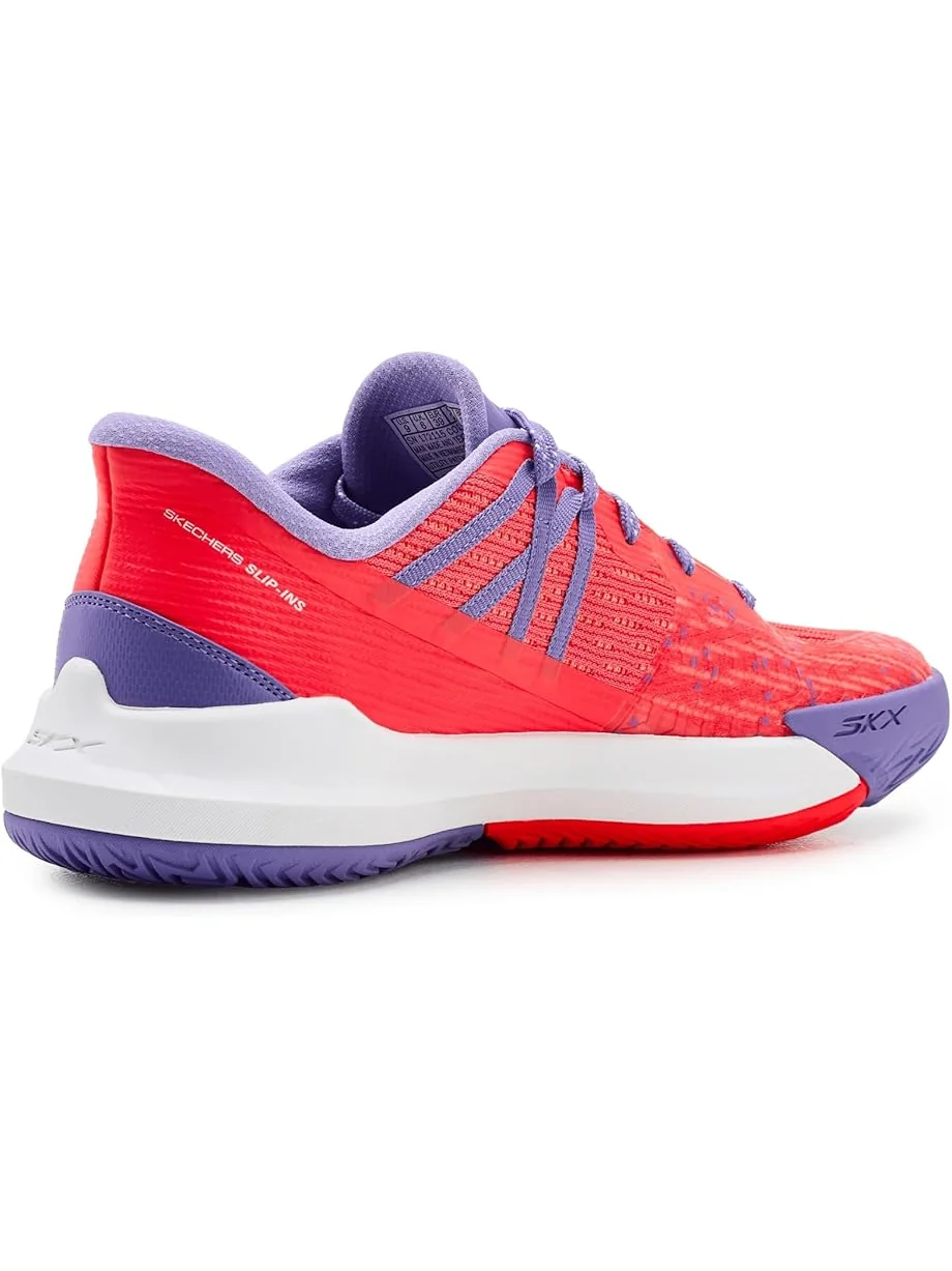 Женские кроссовки SKECHERS Tennis Shoe Hands Free Slip-Ins Baseline Bully — изображение 3 из 7, коралл
