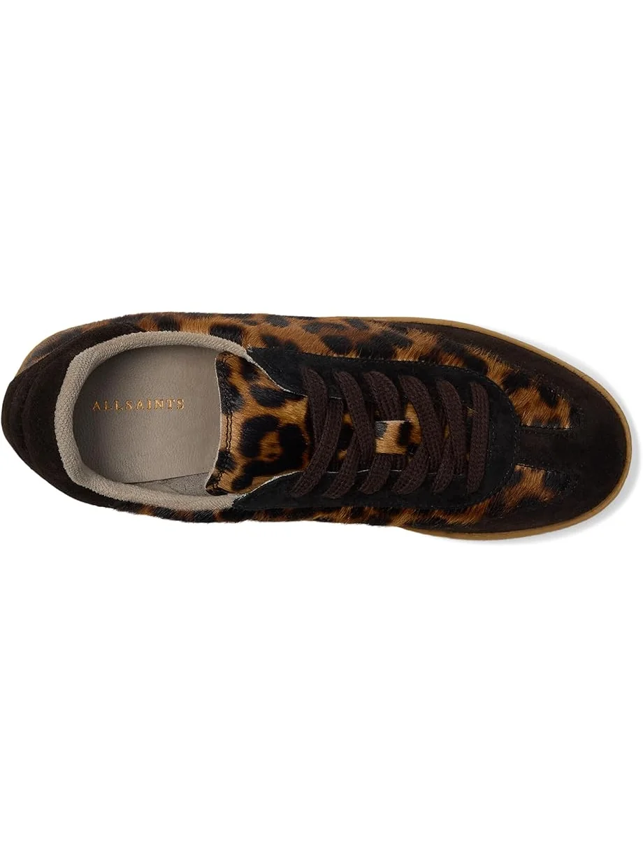 Женские кроссовки AllSaints Thelma Fur — изображение 2 из 7, темный коричневый/черный