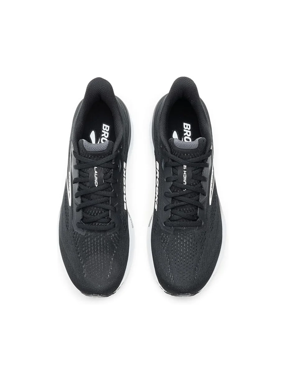 Мужские кроссовки Brooks Launch 12 — изображение 2 из 7, черный/серый/белый