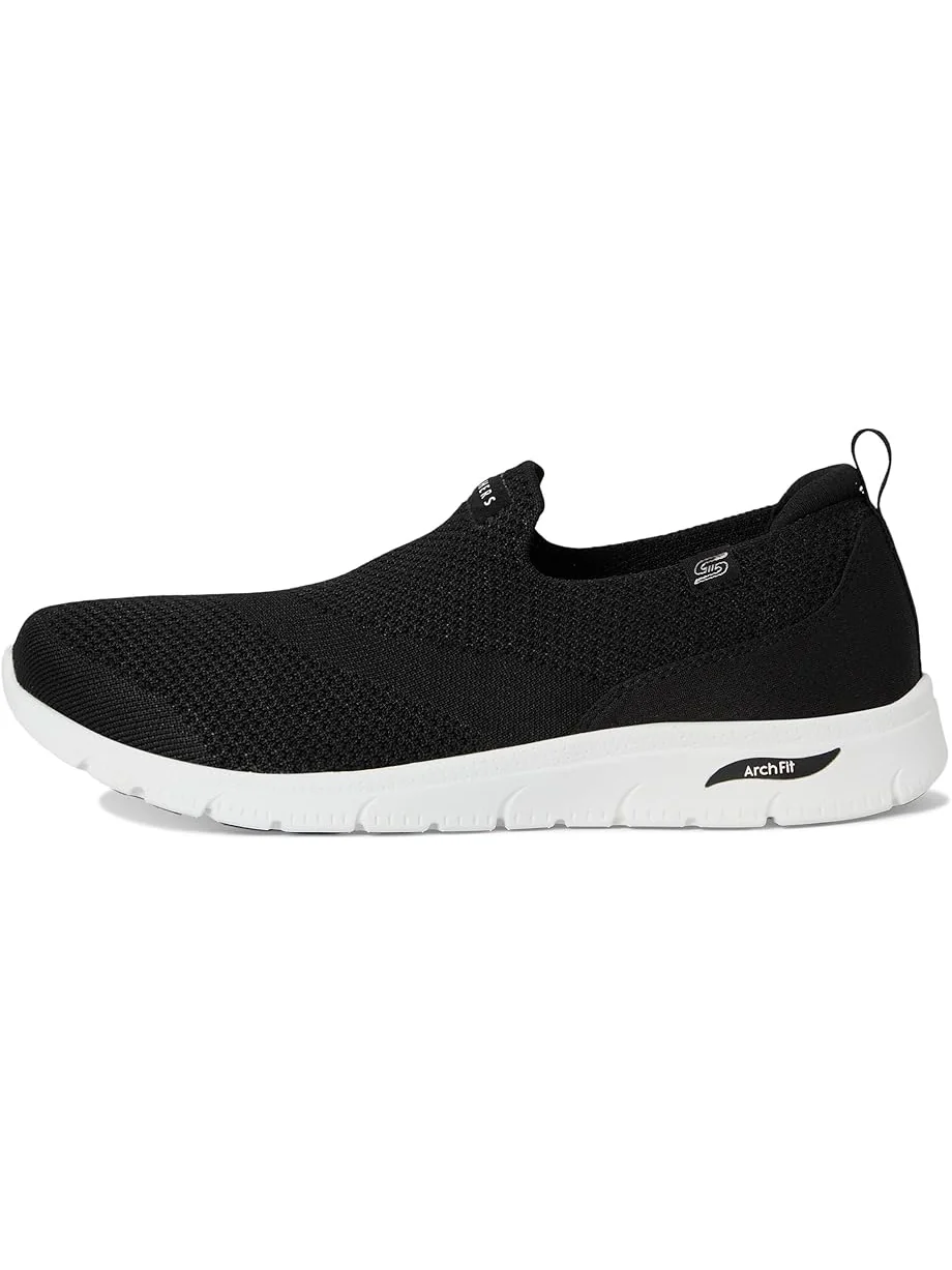 Женские лоферы SKECHERS Arch Fit Refine 2.0 Cascade — изображение 4 из 7, черный/белый