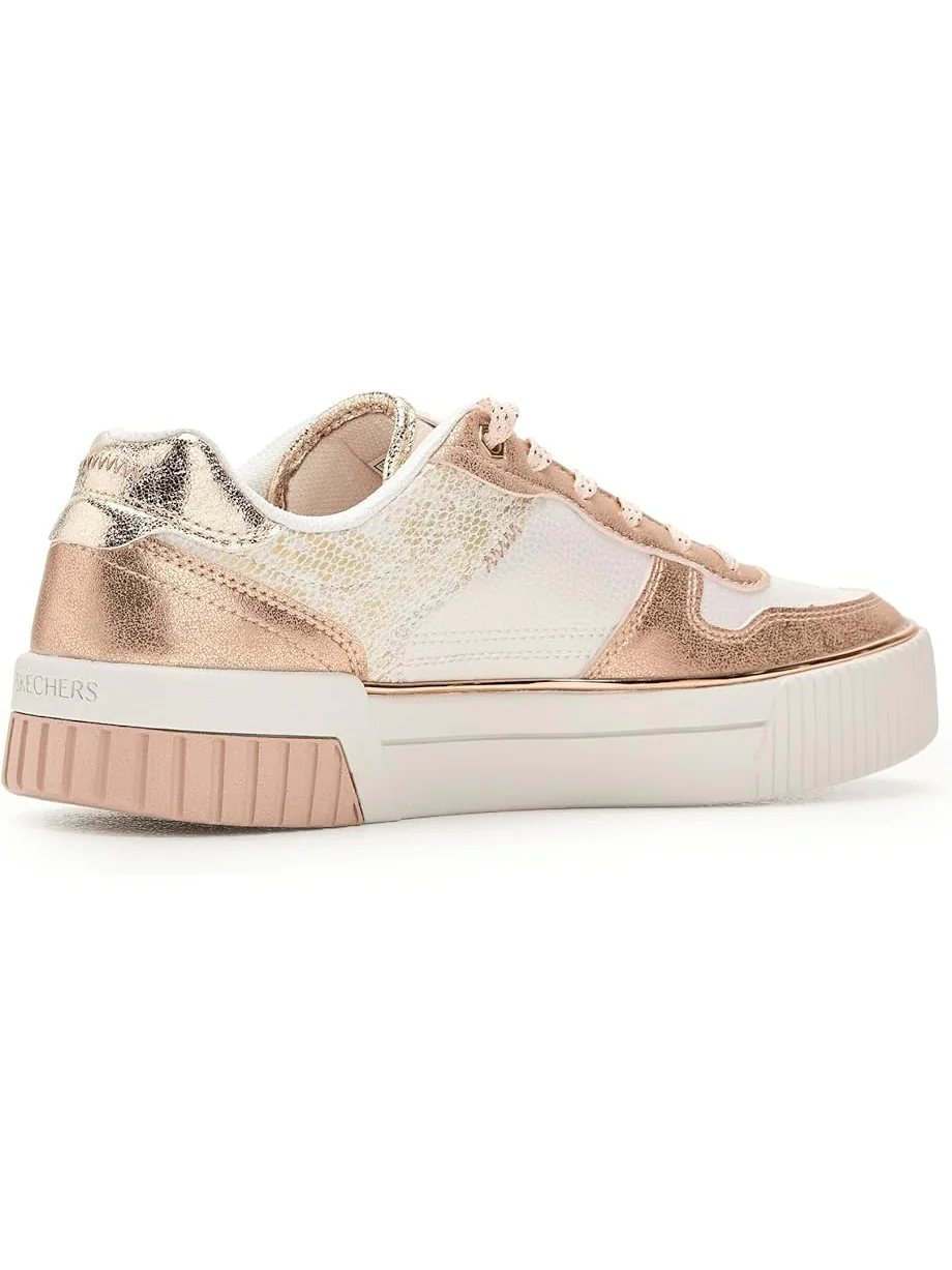 Женские кроссовки SKECHERS Jade Luminous Spark — изображение 3 из 7, розовое золото