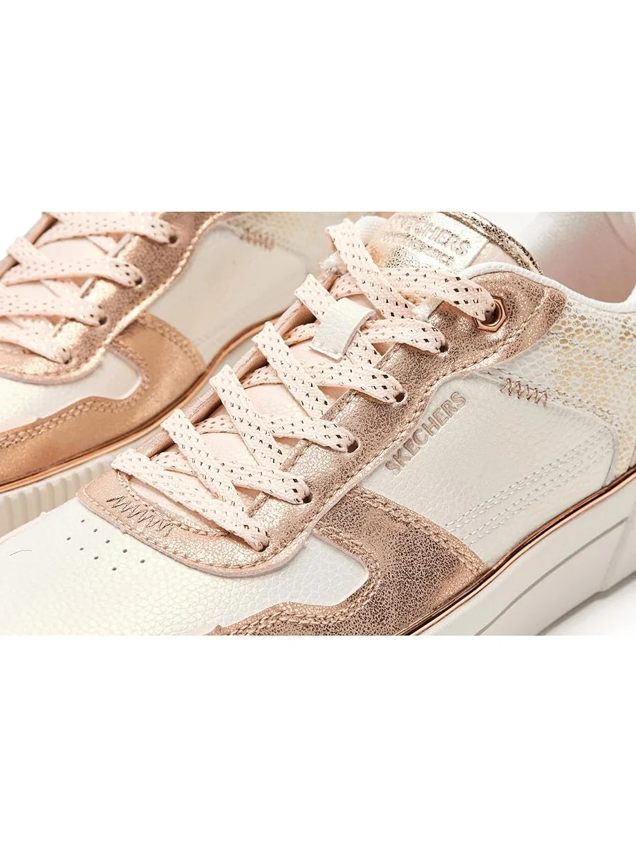 Женские кроссовки SKECHERS Jade Luminous Spark — изображение 6 из 7, розовое золото