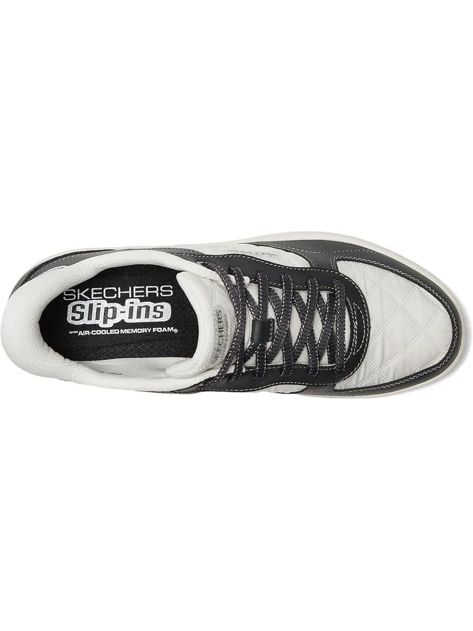 Женские кроссовки SKECHERS Sport Court 2.0-Daily Journey Hands-Free Slip-Ins — изображение 2 из 7, белый/черный