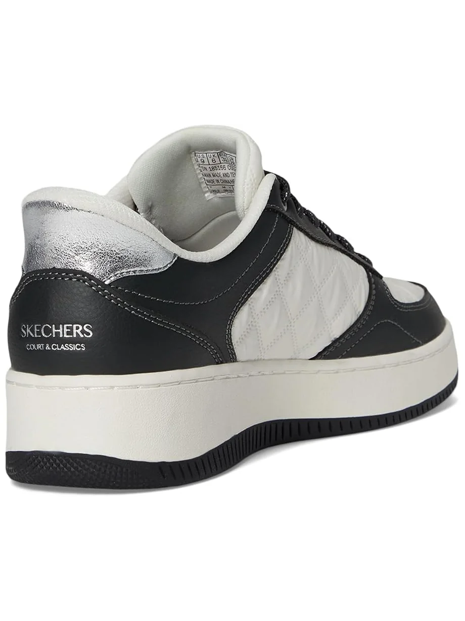 Женские кроссовки SKECHERS Sport Court 2.0-Daily Journey Hands-Free Slip-Ins — изображение 5 из 7, белый/черный