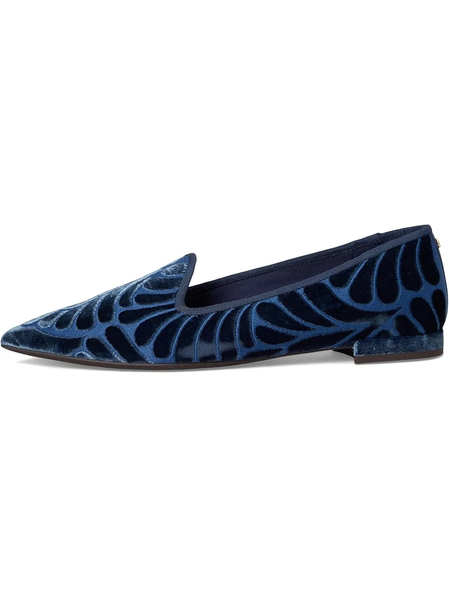 Женские лоферы Birdies Starfinch 15 Embroidery Velvet — изображение 4 из 7, голубой