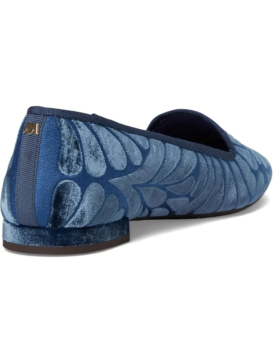 Женские лоферы Birdies Starfinch 15 Embroidery Velvet — изображение 5 из 7, голубой