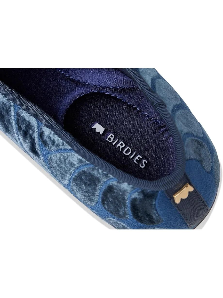 Женские лоферы Birdies Starfinch 15 Embroidery Velvet — изображение 6 из 7, голубой