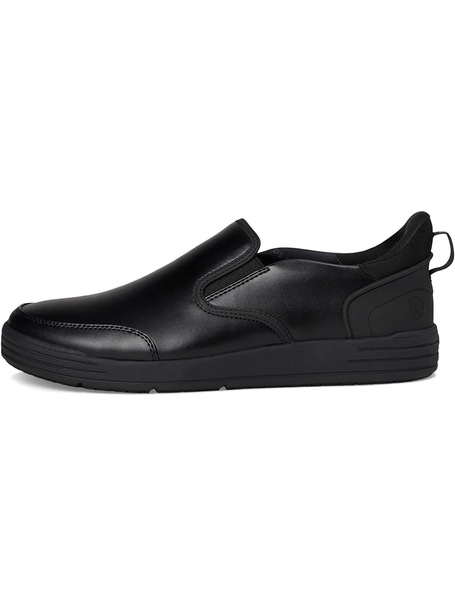 Мужские кроссовки Nunn Bush Kore City Work EZ Slip-Resistant Slip-On Athletic Inspired Hands Free Loafers, черный