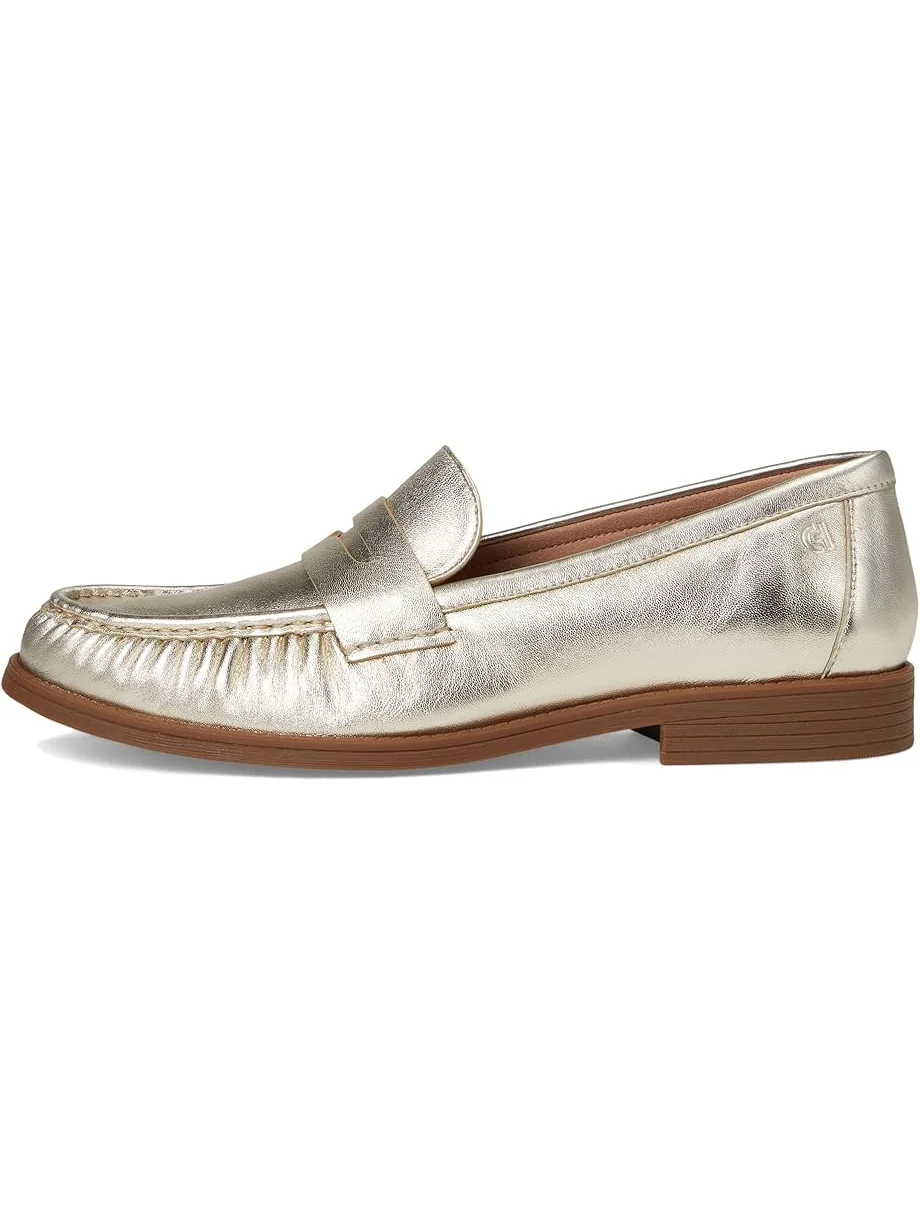Женские лоферы Cole Haan Stassi Soft Driving Style — изображение 4 из 7, золотистый