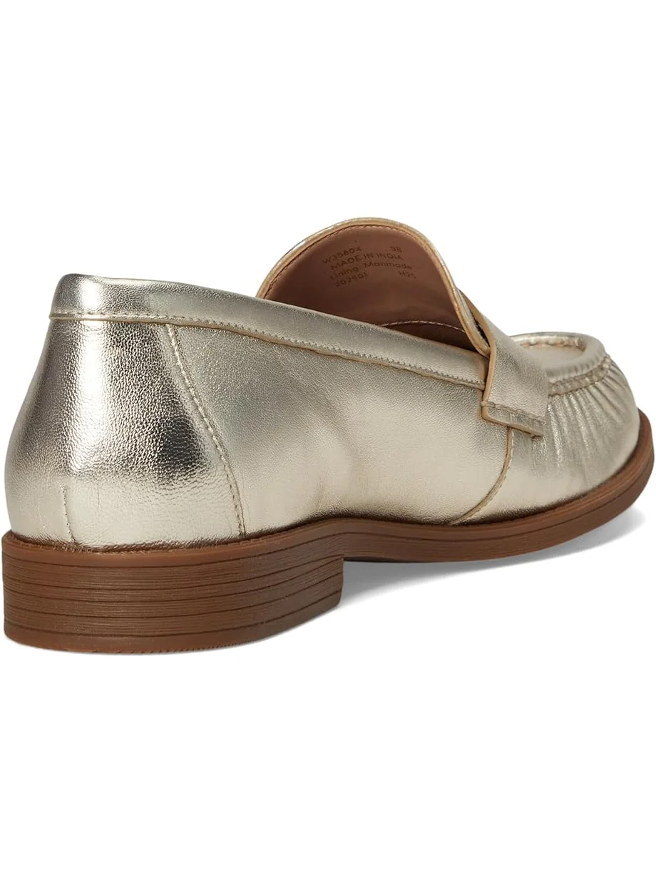 Женские лоферы Cole Haan Stassi Soft Driving Style — изображение 5 из 7, золотистый