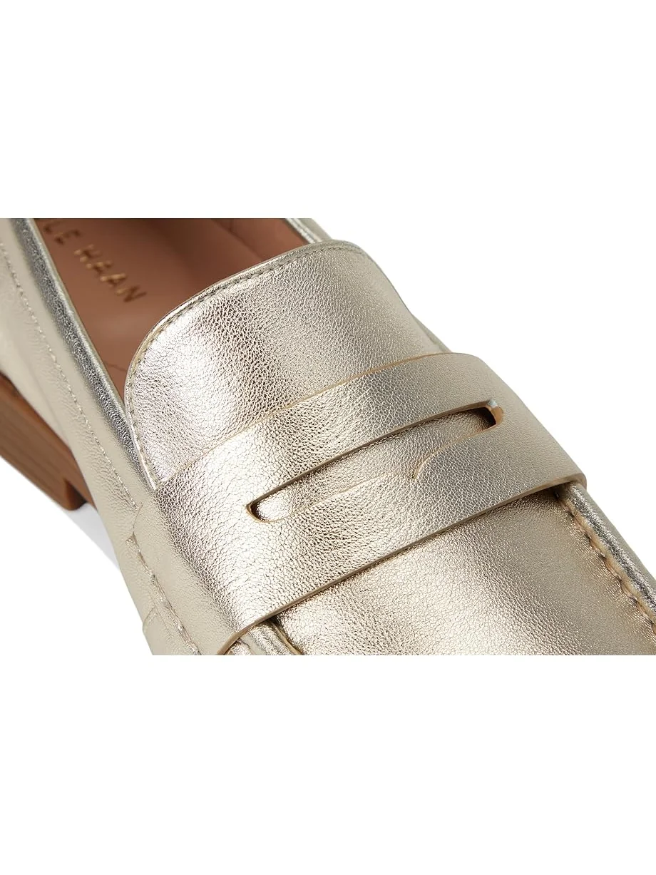 Женские лоферы Cole Haan Stassi Soft Driving Style — изображение 6 из 7, золотистый