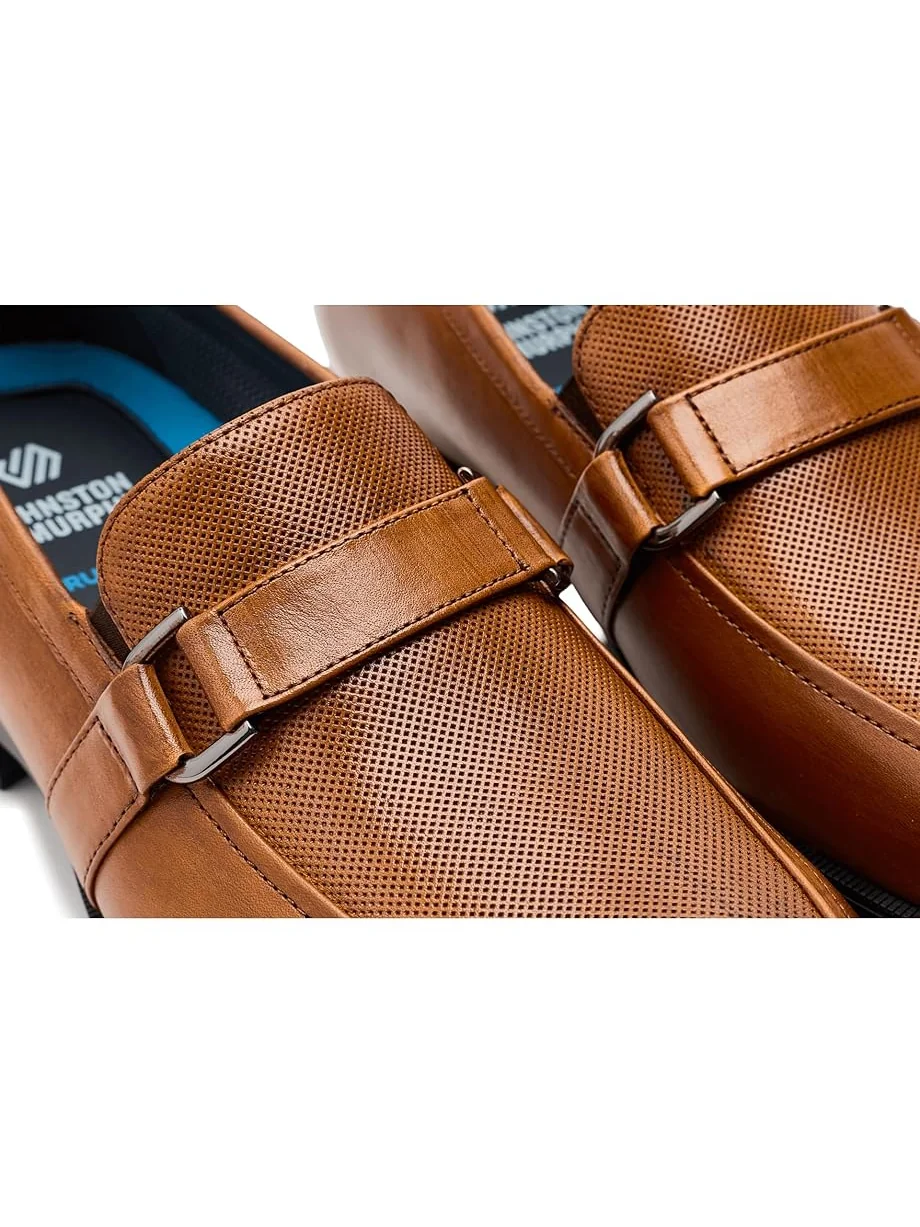 Мужские лоферы Johnston & Murphy Gibbons Embossed Bit — изображение 6 из 7, бежевый