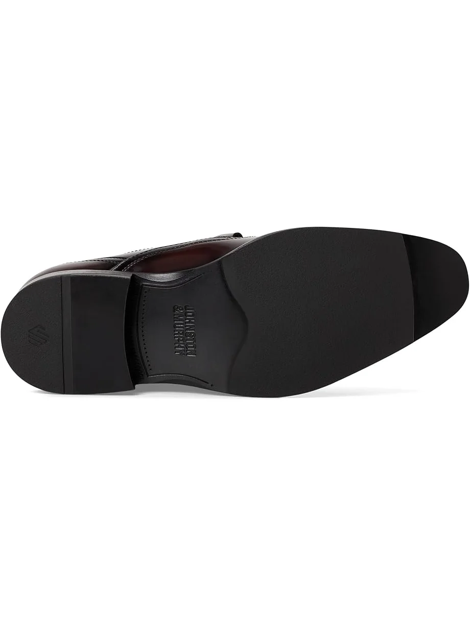 Мужские лоферы Johnston & Murphy Richland Plain Toe Bit — изображение 3 из 7, бордовый