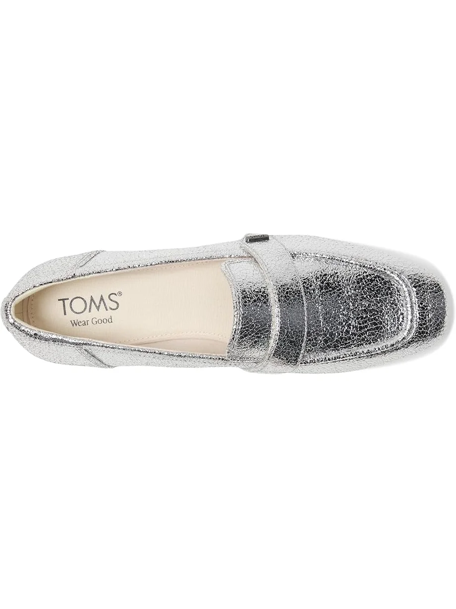 Женские лоферы TOMS Lynette — изображение 2 из 7, серебристый