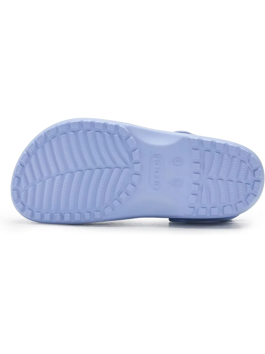 Унисекс клоги Crocs Classic с цветочным ажурным дизайном — изображение 5 из 7, синий