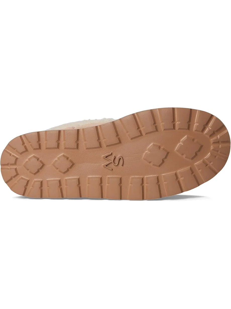Женские клоги Stuart Weitzman Socharming Shearling Flatform — изображение 3 из 7, кремовый