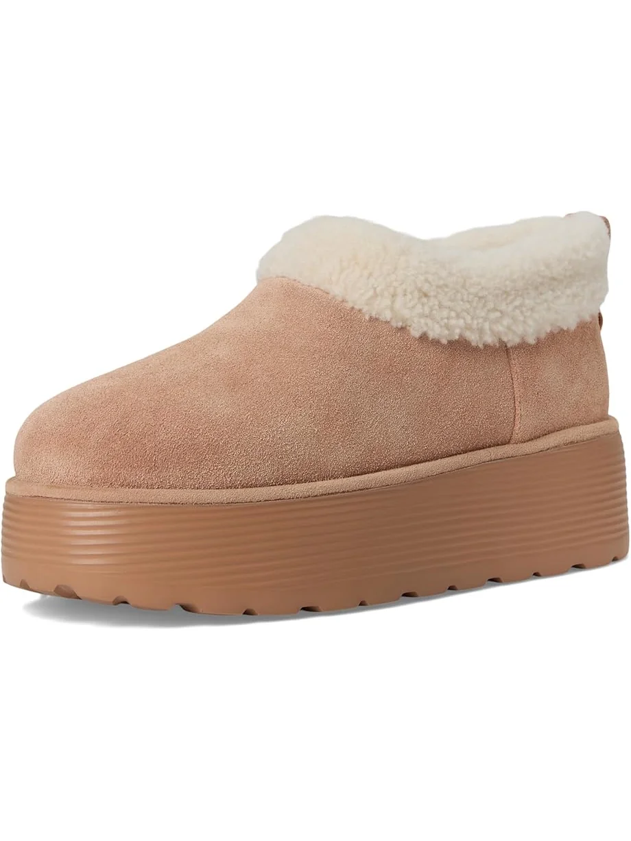 Женские клоги Stuart Weitzman Socharming Shearling Flatform — изображение 7 из 7, кремовый