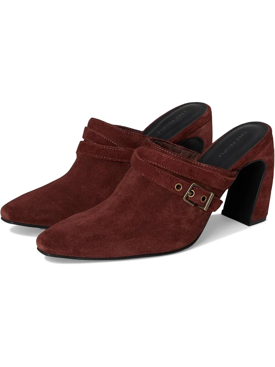 Женские сабо Free People Date Night на каблуке, Port Royale Suede
