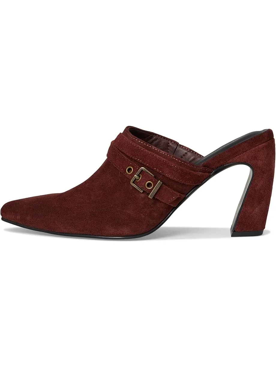 Женские сабо Free People Date Night на каблуке, Port Royale Suede — изображение 4 из 7, портовый