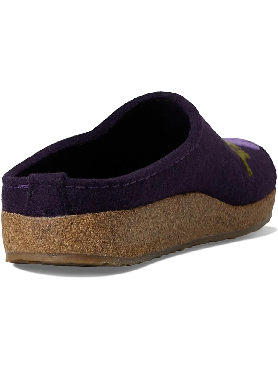 Женские сабо Haflinger Blooming, Eggplant — изображение 5 из 7, баклажановый