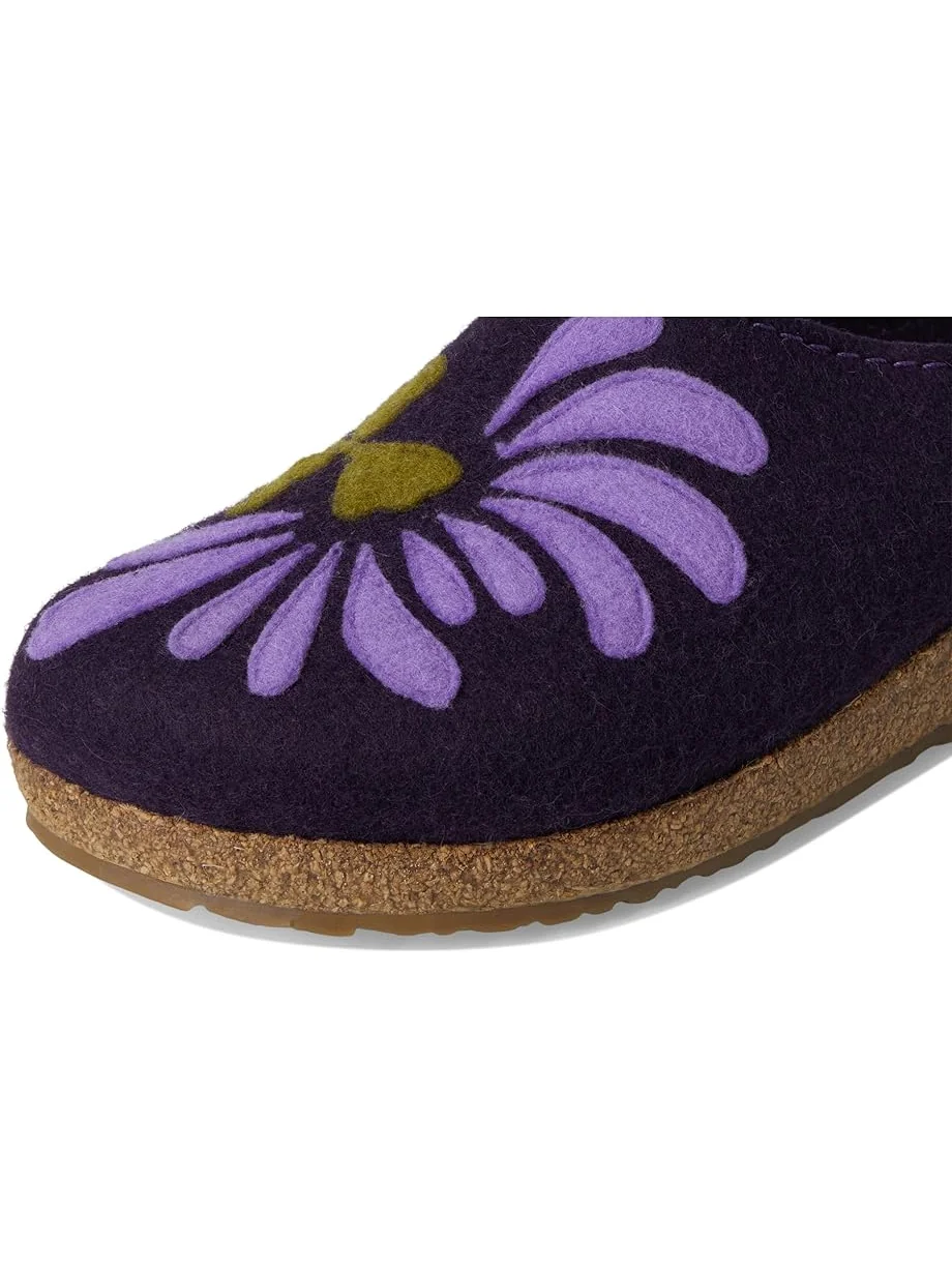 Женские сабо Haflinger Blooming, Eggplant — изображение 6 из 7, баклажановый