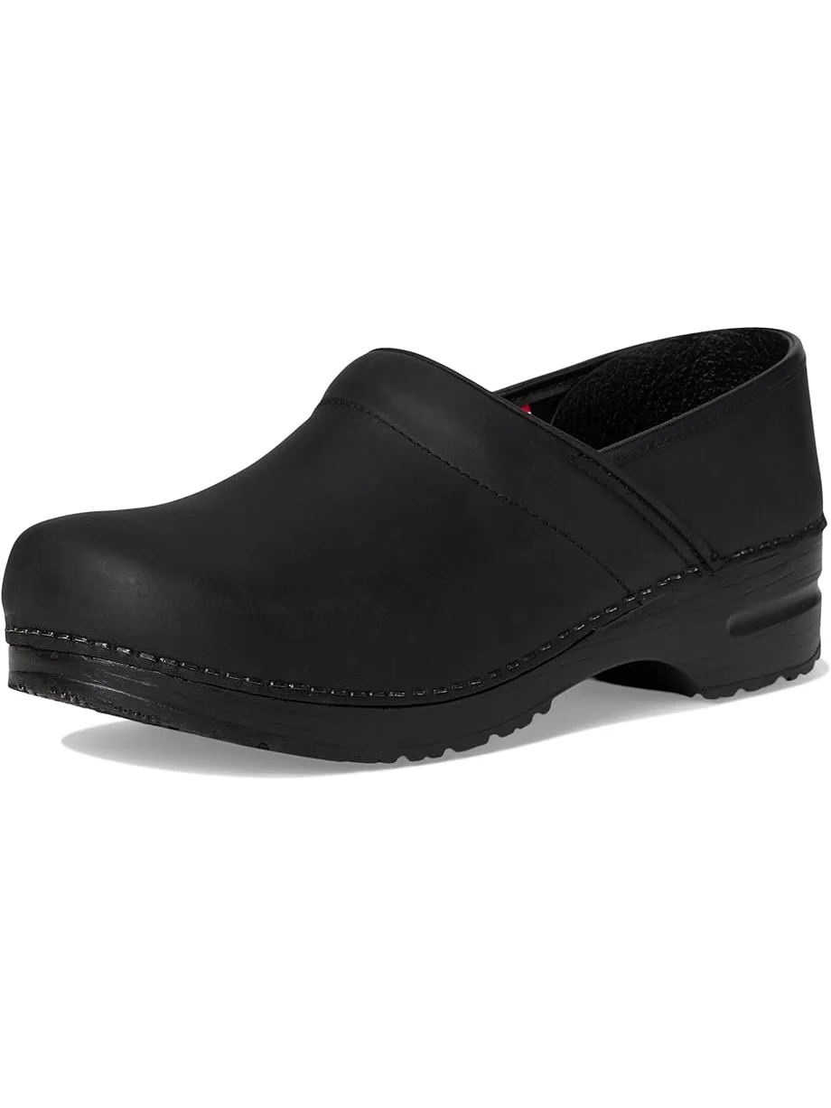 Мужские клоги Sanita Professional Oiled Nubuck — изображение 7 из 7, черный