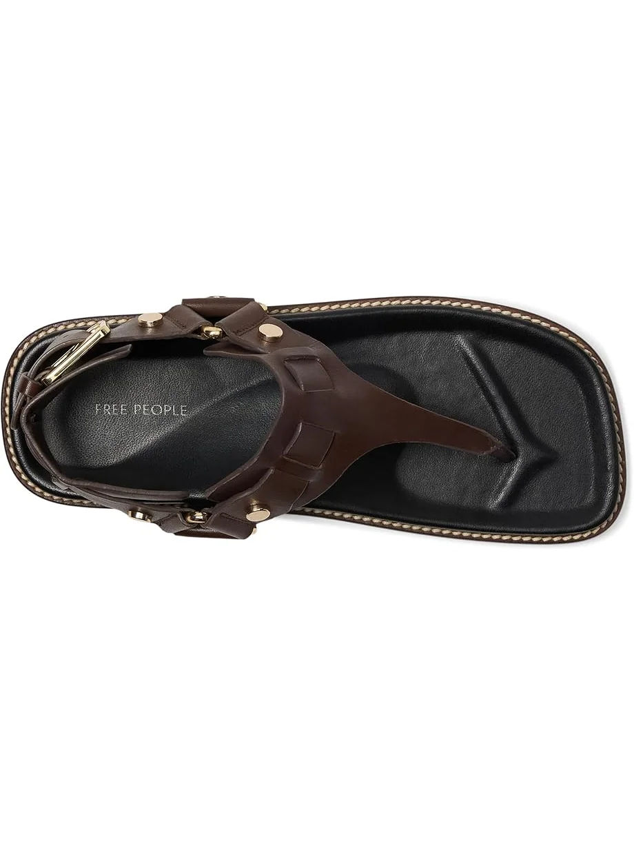 Женские сандалии Free People Suri Square Toe — изображение 2 из 7, шоколадный