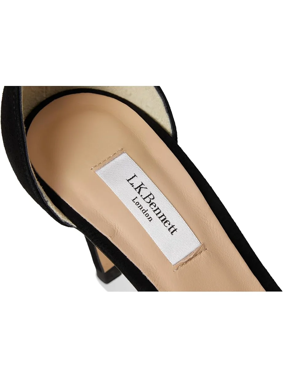 Женские босоножки на каблуке LK Bennett Ivy Single Strap — изображение 6 из 7, черный