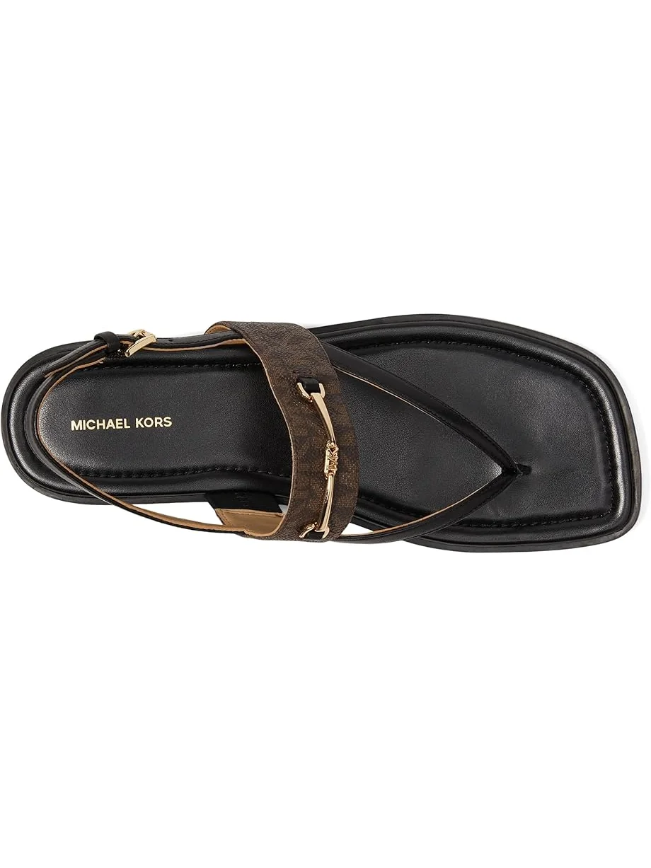 Женские сандалии MICHAEL Michael Kors Lena — изображение 2 из 7, черный/коричневый