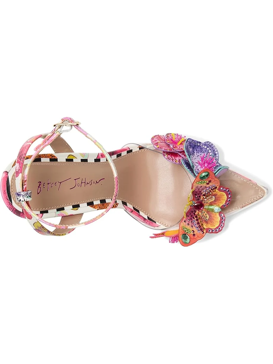 Женские туфли на каблуке Blue by Betsey Johnson Chelsie — изображение 2 из 7, белый мульти