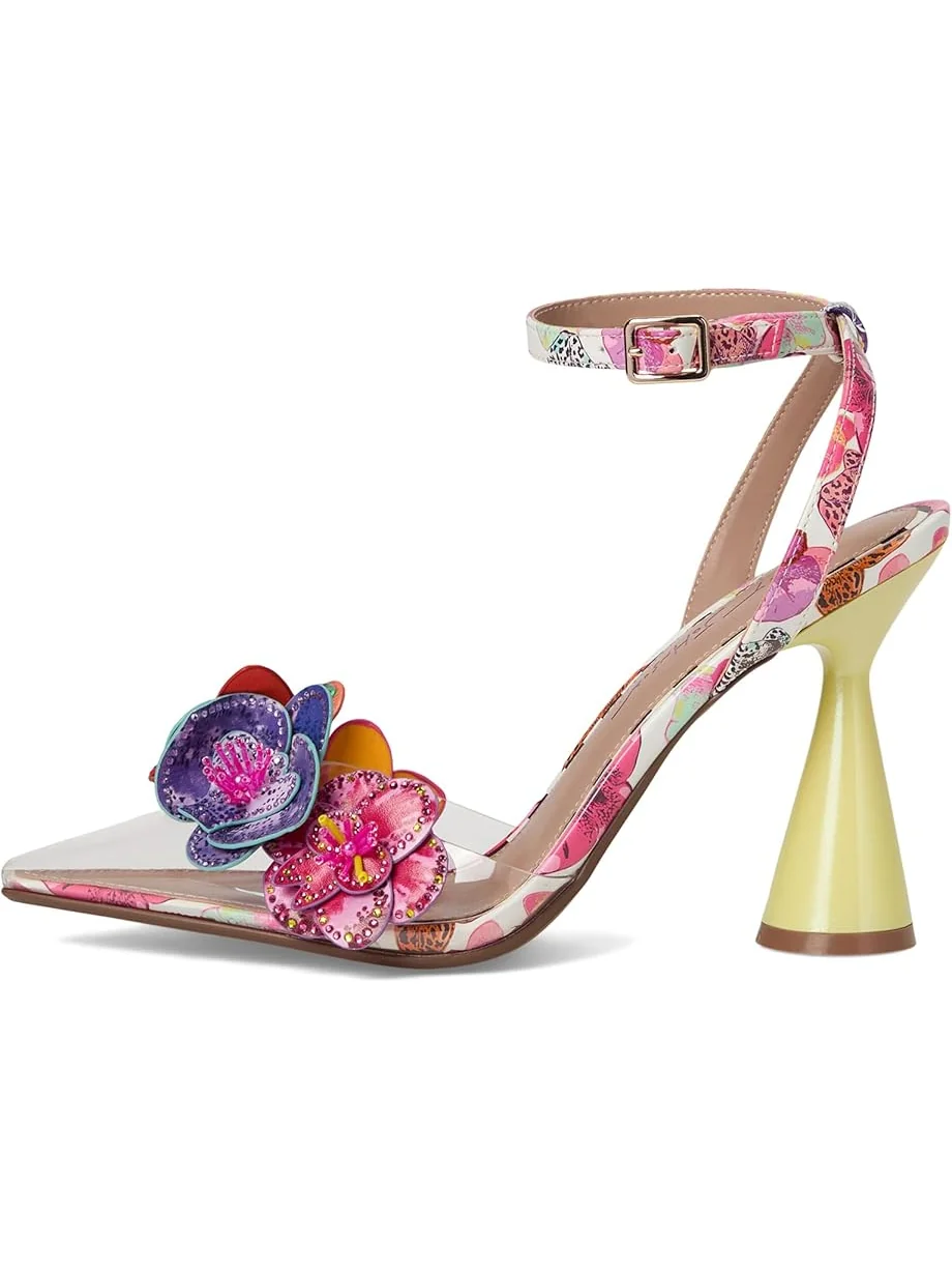 Женские туфли на каблуке Blue by Betsey Johnson Chelsie — изображение 4 из 7, белый мульти