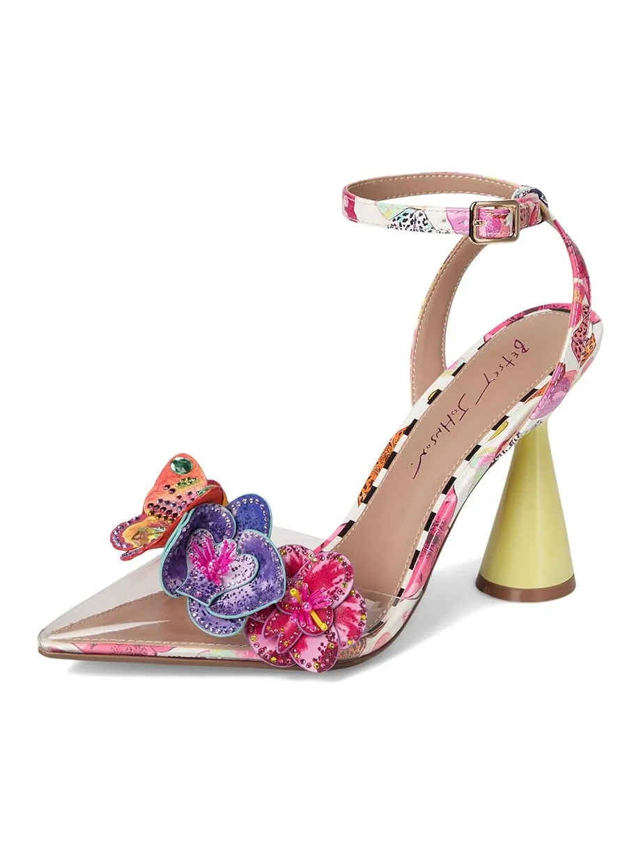 Женские туфли на каблуке Blue by Betsey Johnson Chelsie — изображение 7 из 7, белый мульти