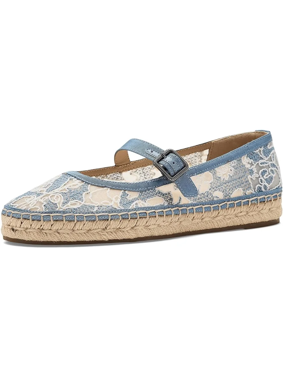Женские босоножки на каблуке Lucky Brand Orlyna Floral Lace