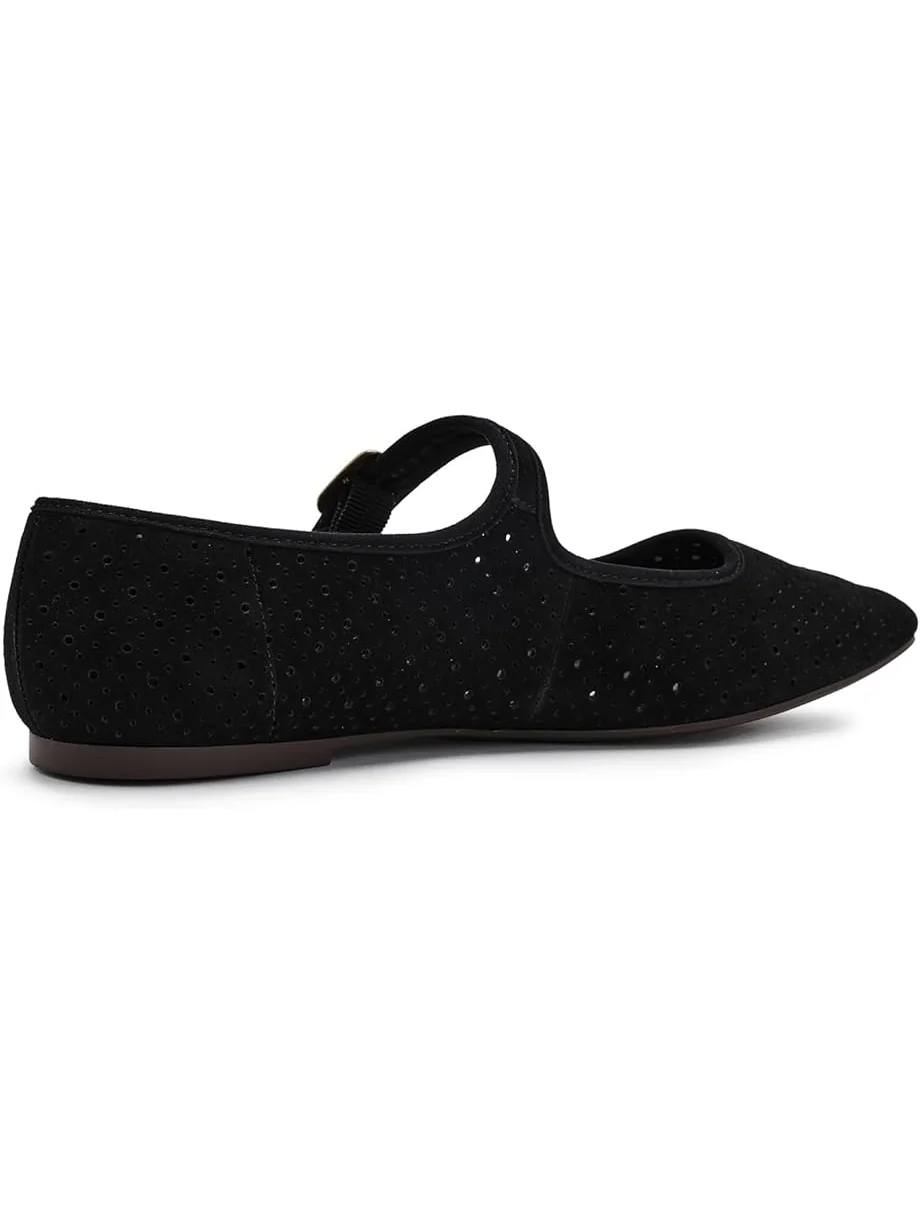 Женские балетки Lucky Brand Tannyr Perforated — изображение 3 из 6, черный