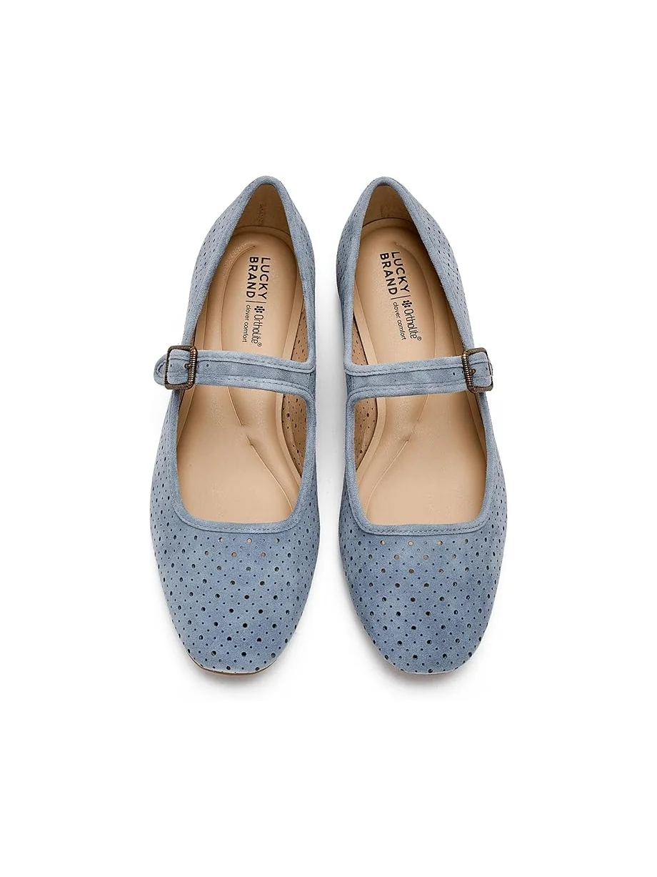 Женские сандалии Lucky Brand Tannyr Perforated — изображение 2 из 7, серый