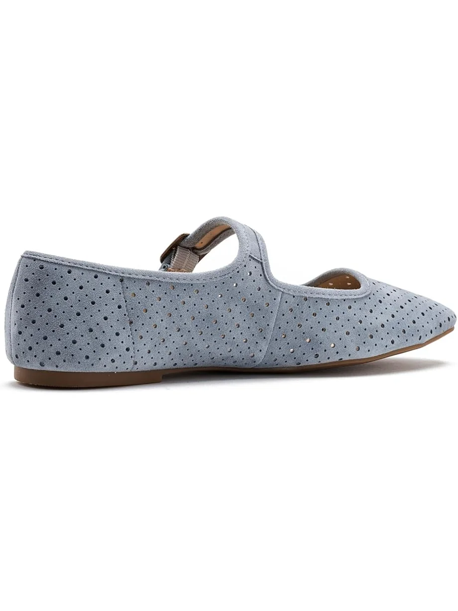 Женские сандалии Lucky Brand Tannyr Perforated — изображение 3 из 7, серый