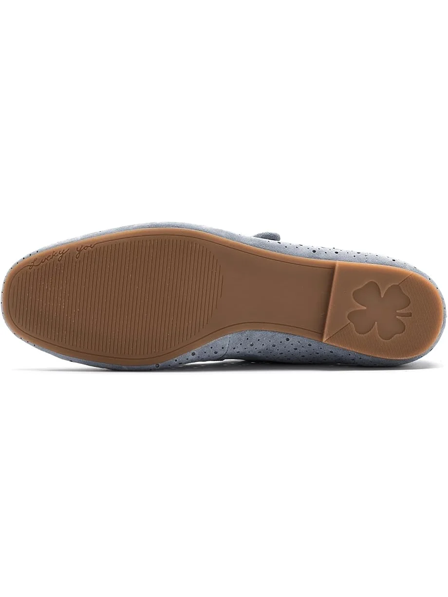 Женские сандалии Lucky Brand Tannyr Perforated — изображение 5 из 7, серый