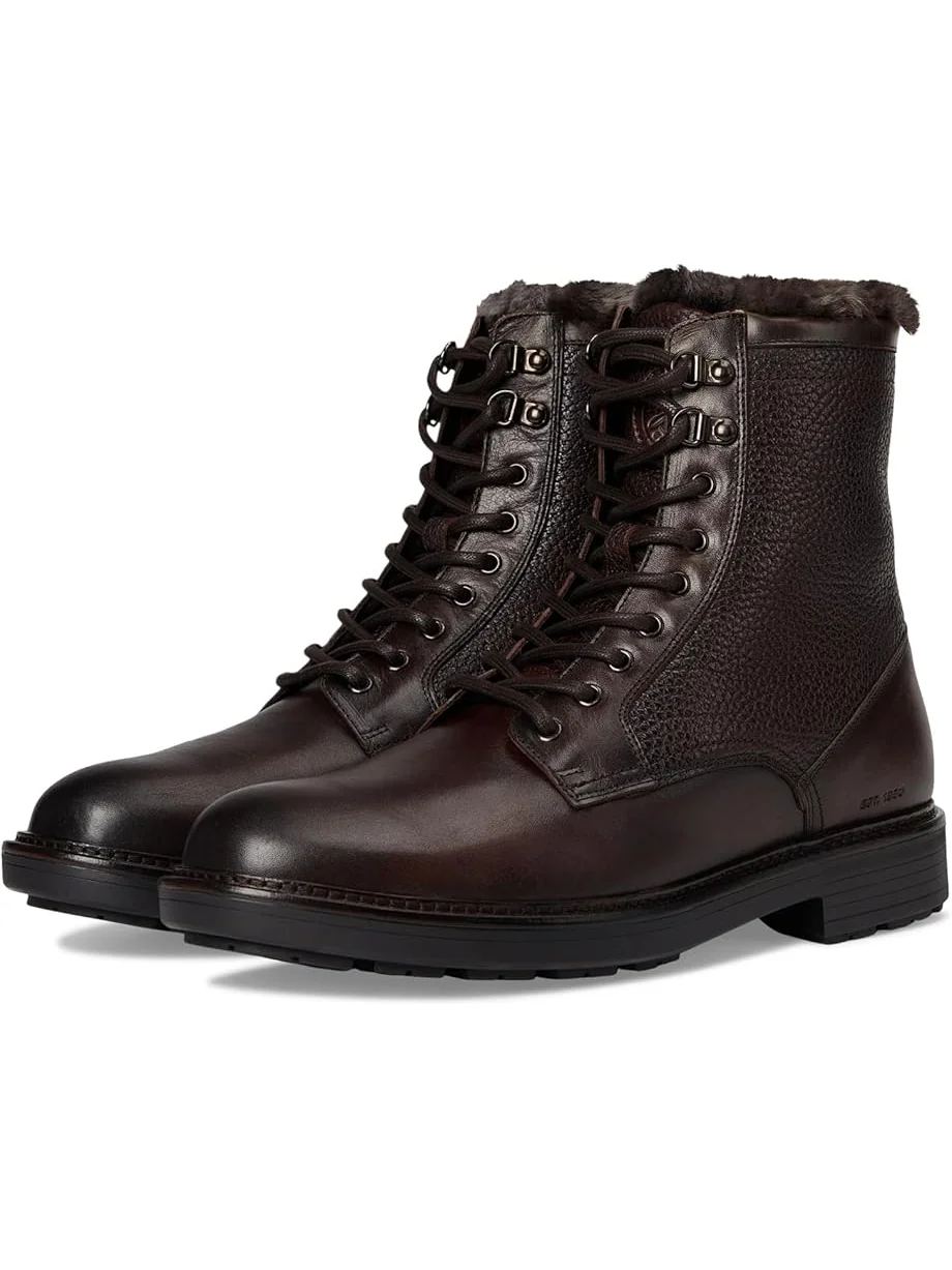 Мужские ботинки Johnston & Murphy Collection Latham Plain Toe Shearling — изображение 1 из 7, темный коричневый