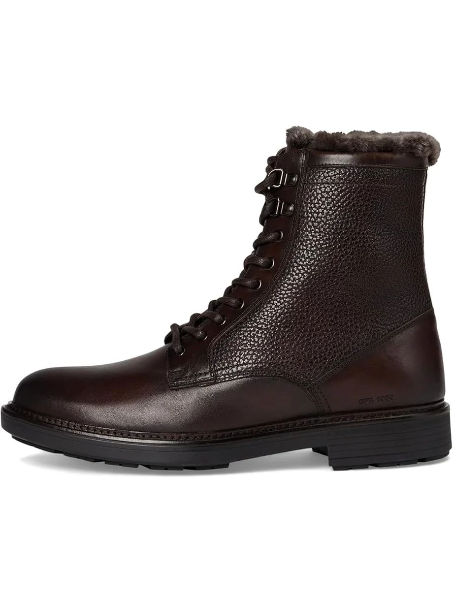 Мужские ботинки Johnston & Murphy Collection Latham Plain Toe Shearling — изображение 4 из 7, темный коричневый