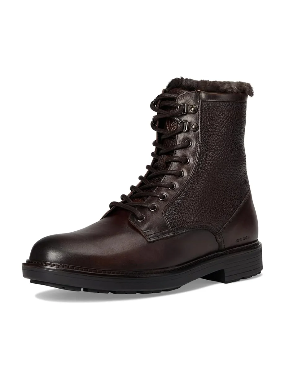 Мужские ботинки Johnston & Murphy Collection Latham Plain Toe Shearling — изображение 7 из 7, темный коричневый
