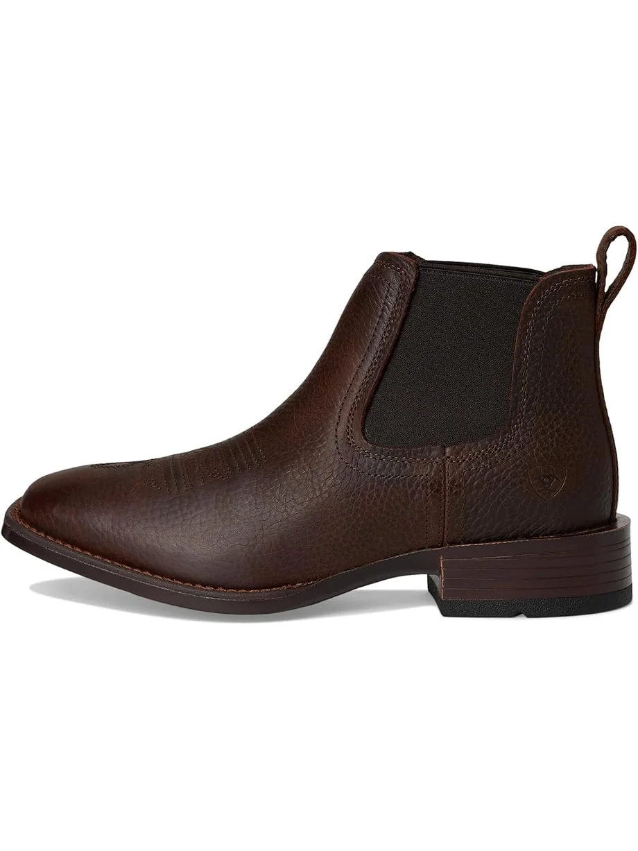 Мужские ковбойские ботинки Ariat Booker Ultra — изображение 4 из 7, коричневый