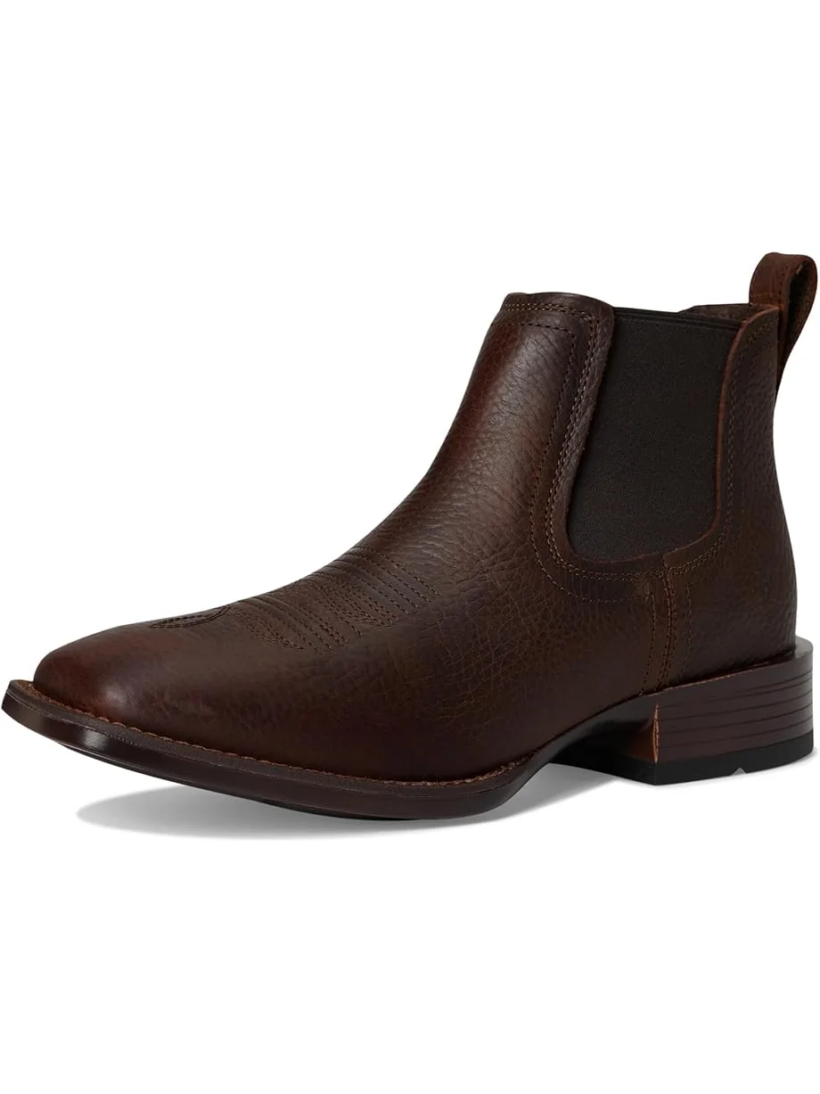 Мужские ковбойские ботинки Ariat Booker Ultra — изображение 7 из 7, коричневый