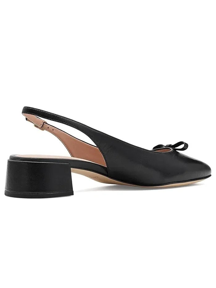 Туфли на каблуке Patsy Bow Slingback Cole Haan — изображение 3 из 4, черный