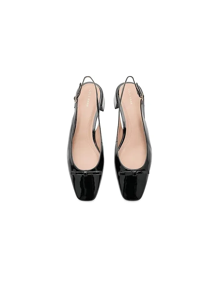 Туфли Patsy Bow Slingback Pumps Cole Haan — изображение 2 из 4, черный